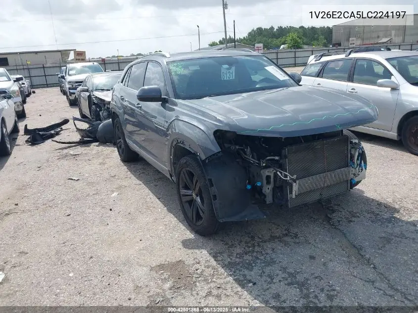 2020 Volkswagen Atlas Cross Sport 3.6L V6 Se W/Technology/3.6L V6 Se W/Technology R-Line VIN: 1V26E2CA5LC224197 Lot: 42501868