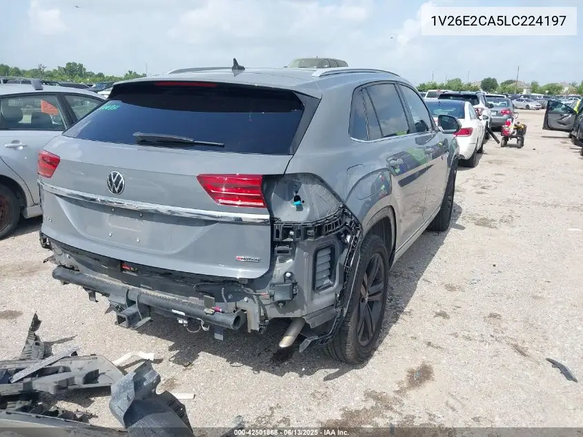 2020 Volkswagen Atlas Cross Sport 3.6L V6 Se W/Technology/3.6L V6 Se W/Technology R-Line VIN: 1V26E2CA5LC224197 Lot: 42501868