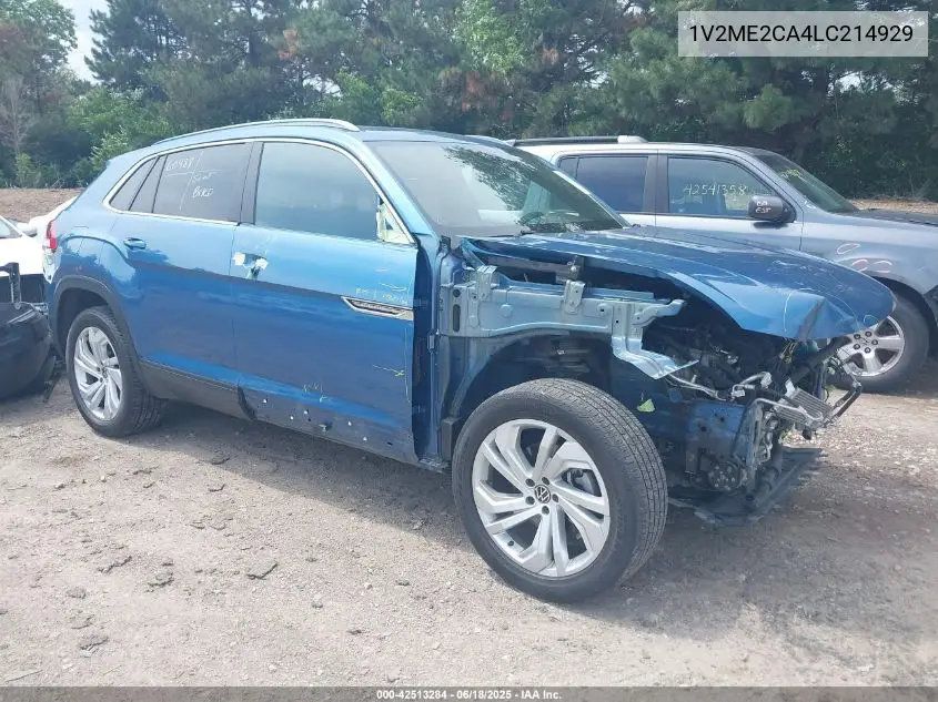 2020 Volkswagen Atlas Cross Sport 3.6L V6 Sel VIN: 1V2ME2CA4LC214929 Lot: 42513284