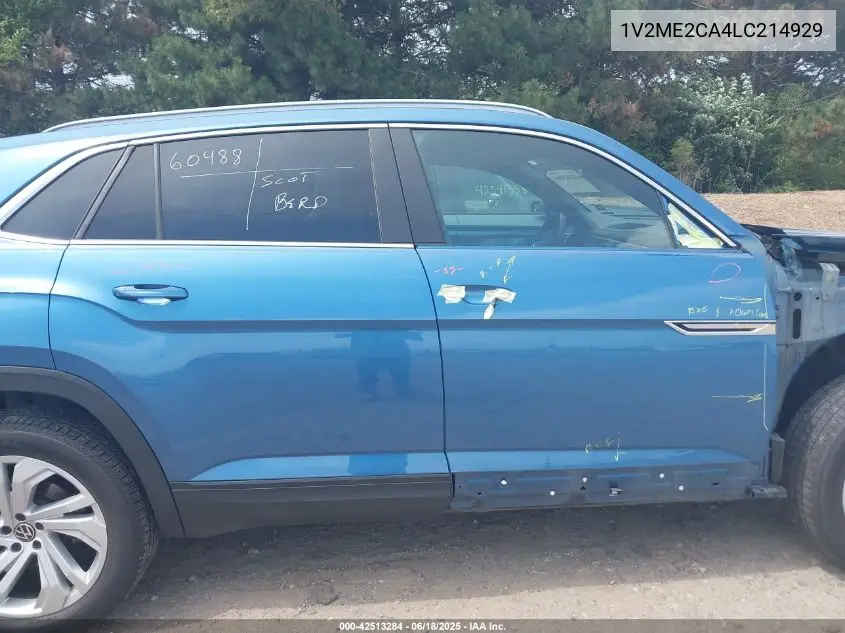 2020 Volkswagen Atlas Cross Sport 3.6L V6 Sel VIN: 1V2ME2CA4LC214929 Lot: 42513284