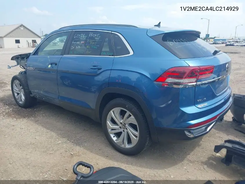 2020 Volkswagen Atlas Cross Sport 3.6L V6 Sel VIN: 1V2ME2CA4LC214929 Lot: 42513284