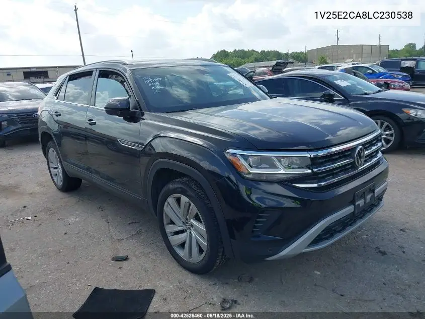 2020 Volkswagen Atlas Cross Sport 3.6L V6 Se W/Technology/3.6L V6 Se W/Technology R-Line VIN: 1V25E2CA8LC230538 Lot: 42526460