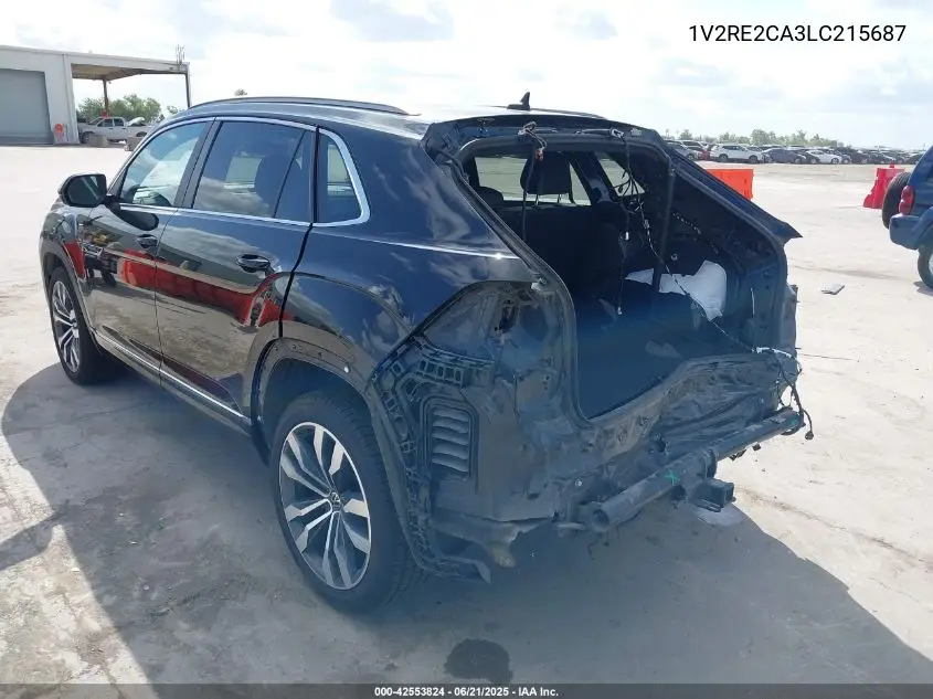 2020 Volkswagen Atlas Cross Sport 3.6L V6 Sel R-Line VIN: 1V2RE2CA3LC215687 Lot: 42553824