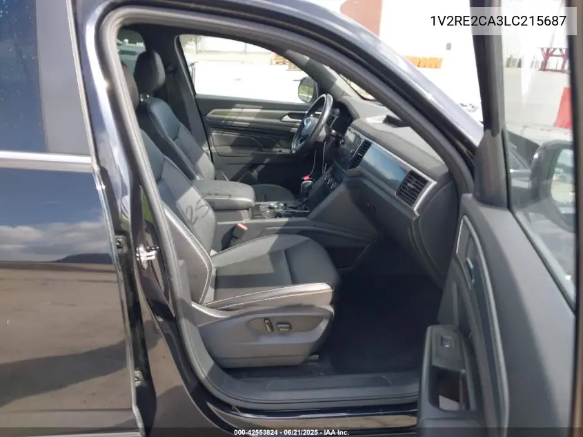 2020 Volkswagen Atlas Cross Sport 3.6L V6 Sel R-Line VIN: 1V2RE2CA3LC215687 Lot: 42553824