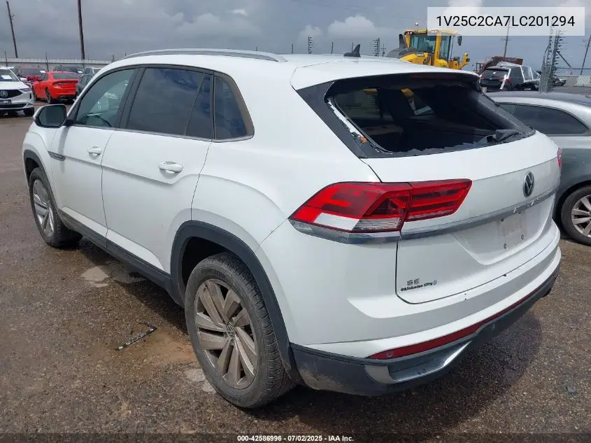 2020 Volkswagen Atlas Cross Sport Se VIN: 1V25C2CA7LC201294 Lot: 42586996