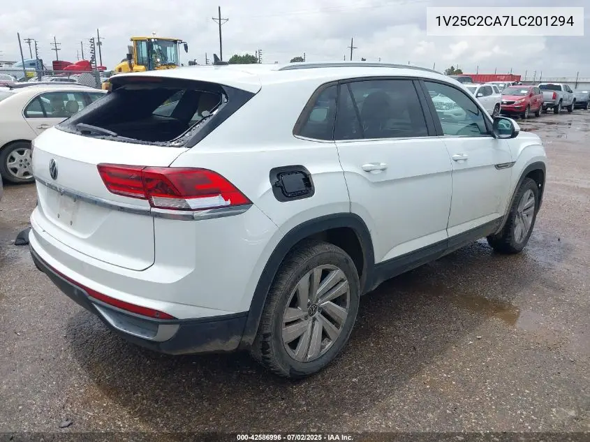 2020 Volkswagen Atlas Cross Sport Se VIN: 1V25C2CA7LC201294 Lot: 42586996