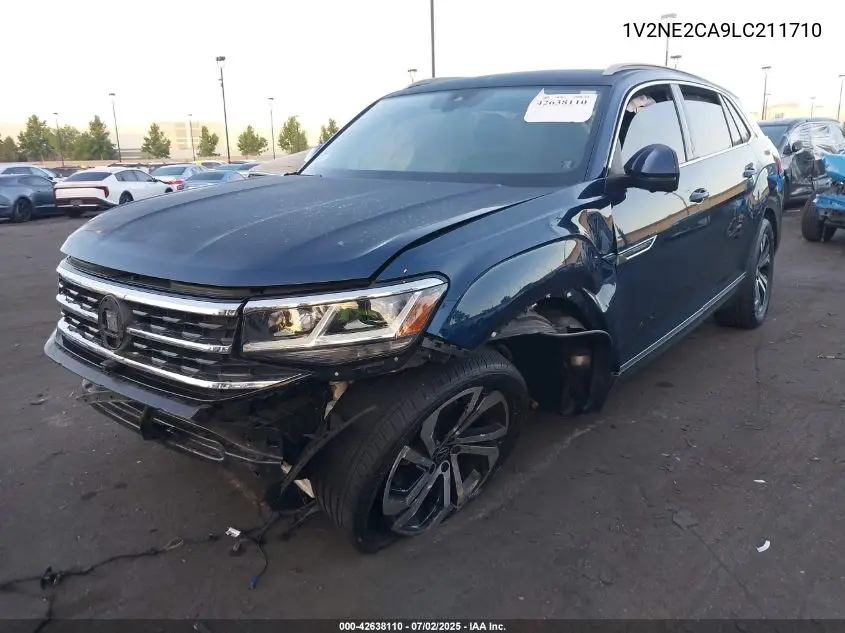 2020 Volkswagen Atlas Cross Sport Sel Premium VIN: 1V2NE2CA9LC211710 Lot: 42638110
