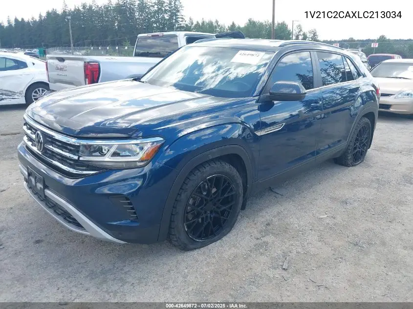 2020 Volkswagen Atlas Cross Sport 2.0T Se W/Technology/2.0T Se W/Technology R-Line VIN: 1V21C2CAXLC213034 Lot: 42649872