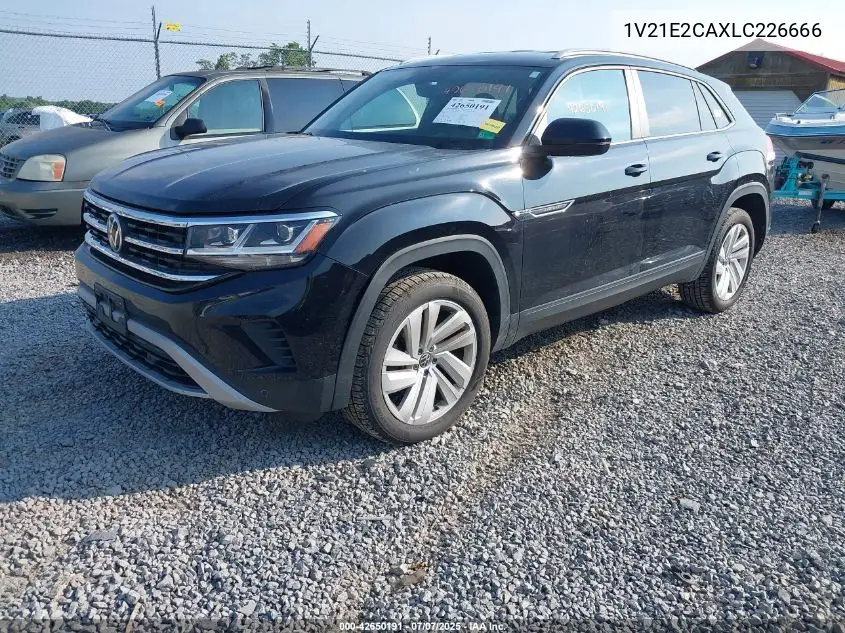 2020 Volkswagen Atlas Cross Sport 3.6L V6 Se W/Technology/3.6L V6 Se W/Technology R-Line VIN: 1V21E2CAXLC226666 Lot: 42650191