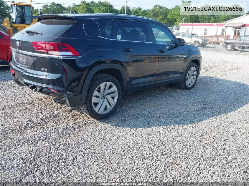 2020 Volkswagen Atlas Cross Sport 3.6L V6 Se W/Technology/3.6L V6 Se W/Technology R-Line VIN: 1V21E2CAXLC226666 Lot: 42650191