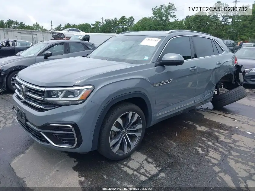 2020 Volkswagen Atlas Cross Sport 3.6L V6 Sel Premium R-Line VIN: 1V2TE2CA5LC230732 Lot: 42651217