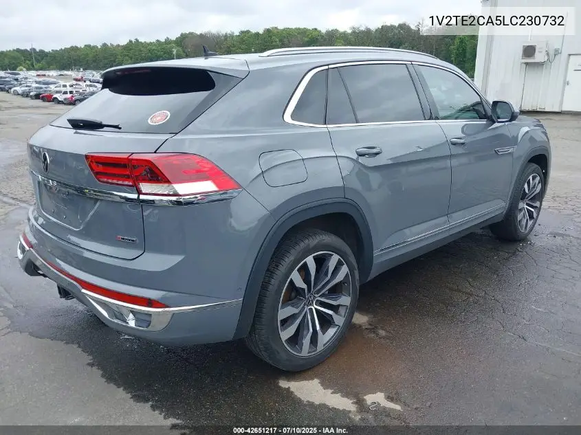 2020 Volkswagen Atlas Cross Sport 3.6L V6 Sel Premium R-Line VIN: 1V2TE2CA5LC230732 Lot: 42651217