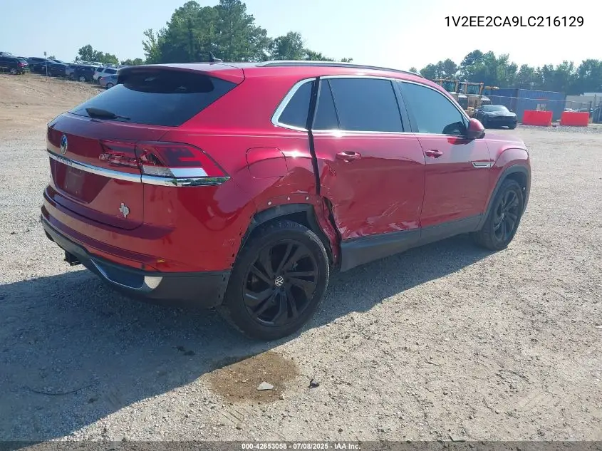2020 Volkswagen Atlas Cross Sport 3.6L V6 Sel VIN: 1V2EE2CA9LC216129 Lot: 42653058