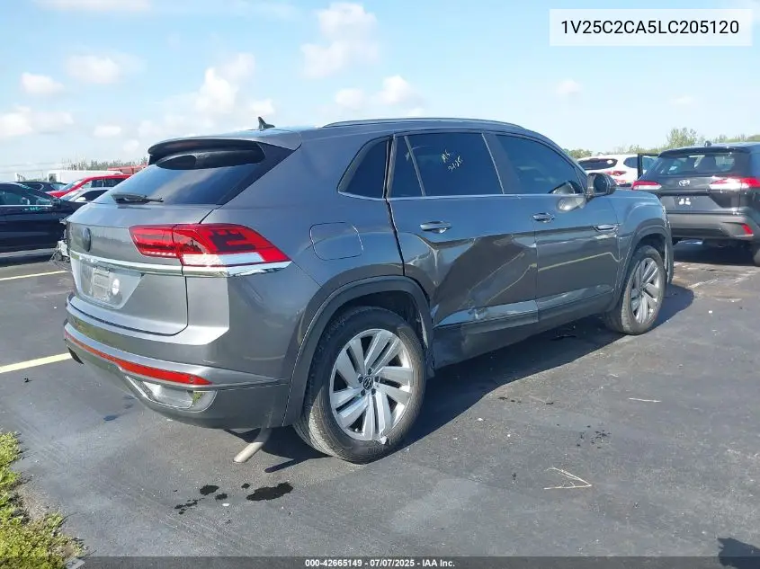 2020 Volkswagen Atlas Cross Sport 2.0T Se W/Technology/2.0T Se W/Technology R-Line VIN: 1V25C2CA5LC205120 Lot: 42665149