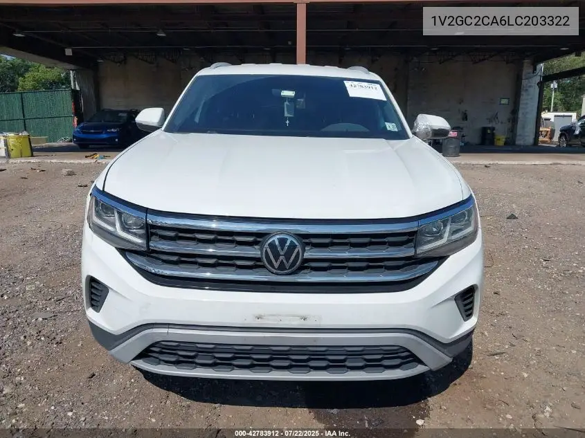 2020 Volkswagen Atlas Cross Sport 2.0T S VIN: 1V2GC2CA6LC203322 Lot: 42783912