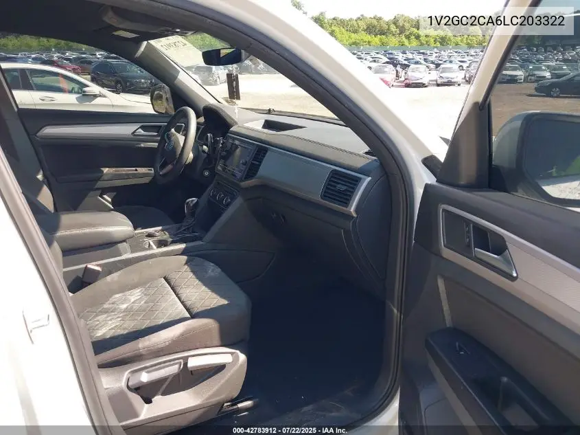 2020 Volkswagen Atlas Cross Sport 2.0T S VIN: 1V2GC2CA6LC203322 Lot: 42783912