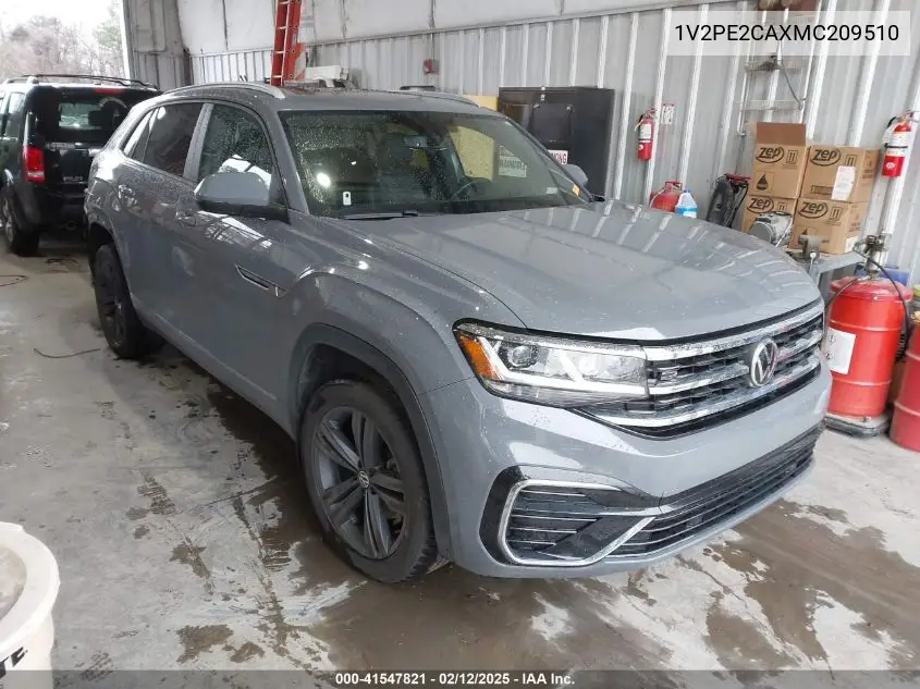 2021 Volkswagen Atlas Cross Sport 3.6L V6 Se W/Technology R-Line VIN: 1V2PE2CAXMC209510 Lot: 41547821