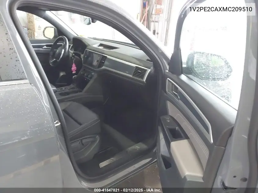 2021 Volkswagen Atlas Cross Sport 3.6L V6 Se W/Technology R-Line VIN: 1V2PE2CAXMC209510 Lot: 41547821