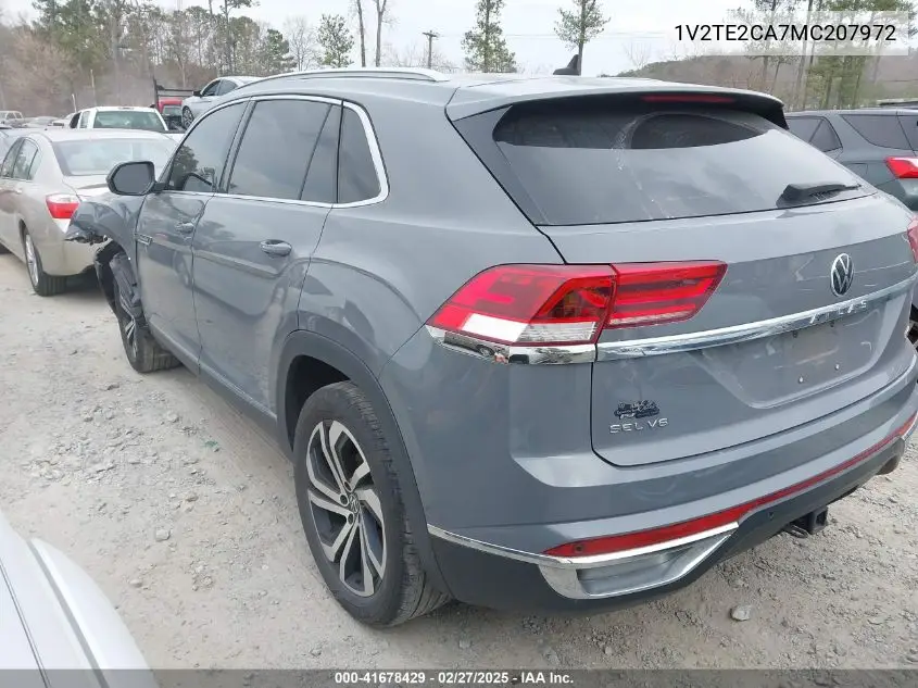 2021 Volkswagen Atlas Cross Sport 3.6L V6 Sel Premium VIN: 1V2TE2CA7MC207972 Lot: 41678429