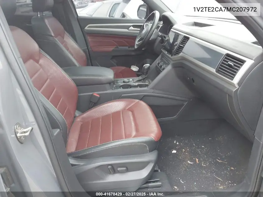 2021 Volkswagen Atlas Cross Sport 3.6L V6 Sel Premium VIN: 1V2TE2CA7MC207972 Lot: 41678429