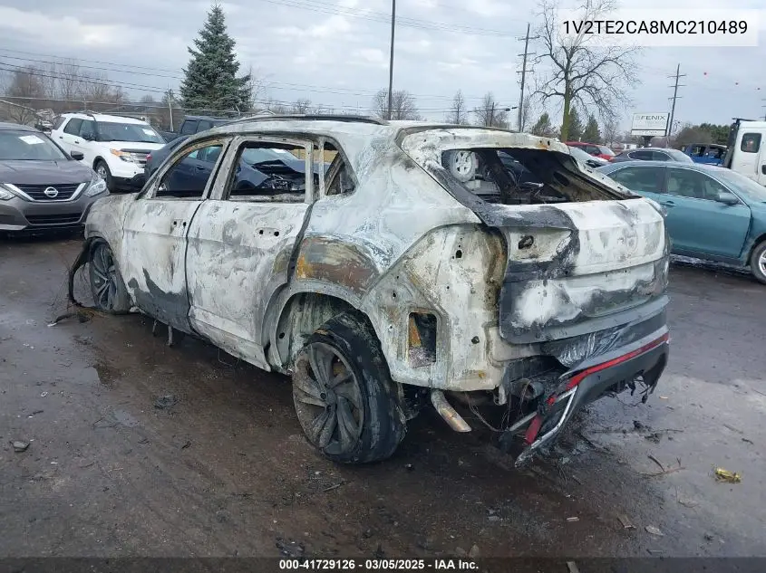 2021 Volkswagen Atlas Cross Sport 3.6L V6 Sel Premium VIN: 1V2TE2CA8MC210489 Lot: 41729126