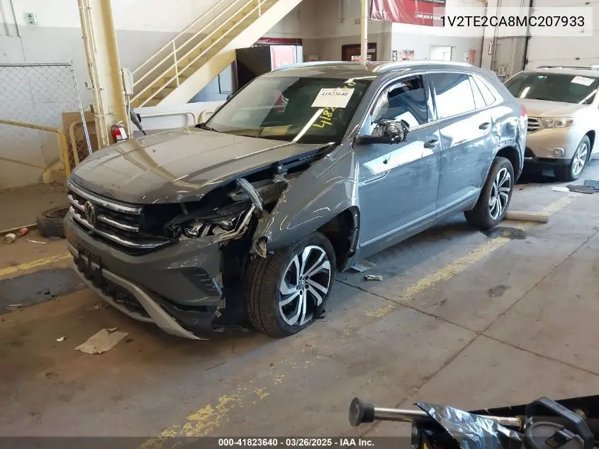 2021 Volkswagen Atlas Cross Sport 3.6L V6 Sel Premium VIN: 1V2TE2CA8MC207933 Lot: 41823640
