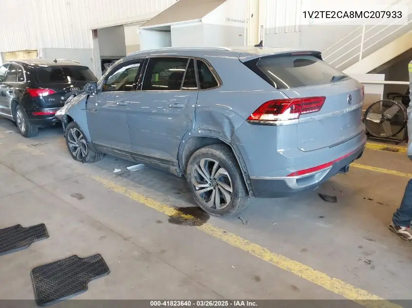 2021 Volkswagen Atlas Cross Sport 3.6L V6 Sel Premium VIN: 1V2TE2CA8MC207933 Lot: 41823640