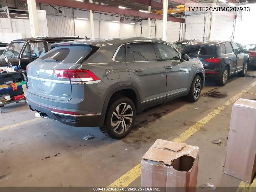 2021 Volkswagen Atlas Cross Sport 3.6L V6 Sel Premium VIN: 1V2TE2CA8MC207933 Lot: 41823640
