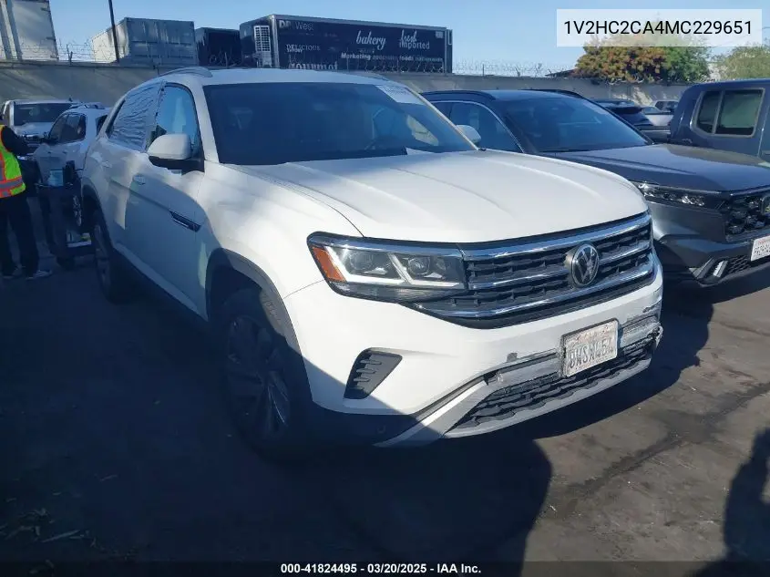 2021 Volkswagen Atlas Cross Sport 2.0T Se W/Technology VIN: 1V2HC2CA4MC229651 Lot: 41824495