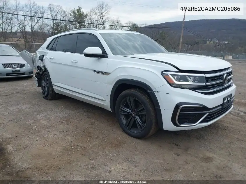2021 Volkswagen Atlas Cross Sport 3.6L V6 Se W/Technology R-Line VIN: 1V2RE2CA2MC205086 Lot: 41902654