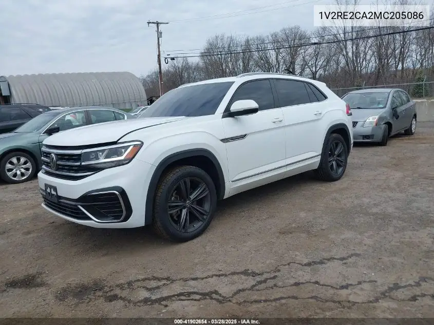 2021 Volkswagen Atlas Cross Sport 3.6L V6 Se W/Technology R-Line VIN: 1V2RE2CA2MC205086 Lot: 41902654