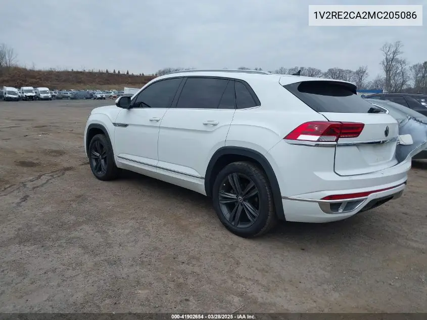 2021 Volkswagen Atlas Cross Sport 3.6L V6 Se W/Technology R-Line VIN: 1V2RE2CA2MC205086 Lot: 41902654