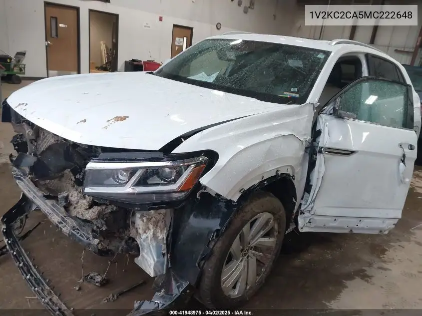 2021 Volkswagen Atlas Cross Sport 2.0T Se W/Technology VIN: 1V2KC2CA5MC222648 Lot: 41948975