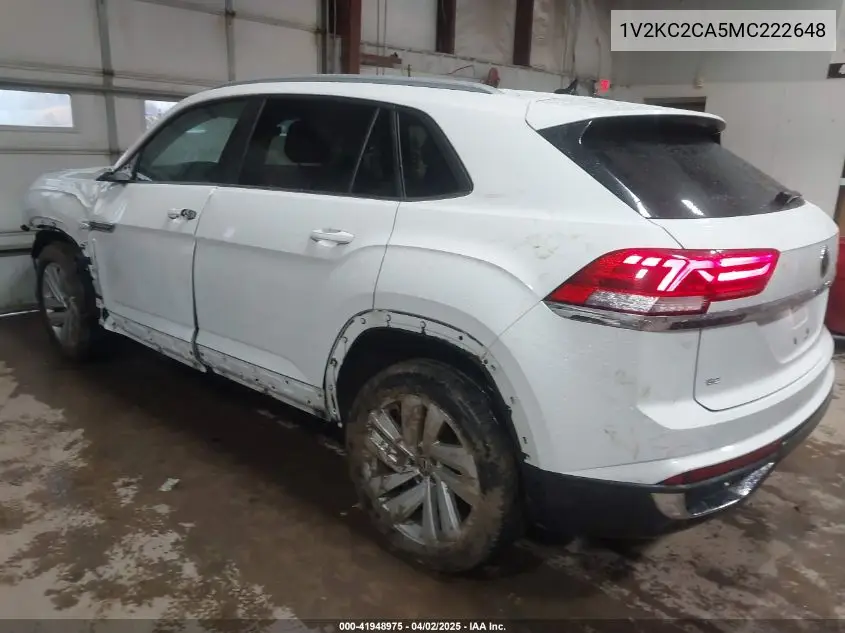 2021 Volkswagen Atlas Cross Sport 2.0T Se W/Technology VIN: 1V2KC2CA5MC222648 Lot: 41948975