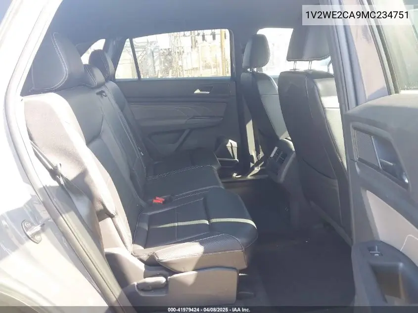 2021 Volkswagen Atlas Cross Sport 3.6L V6 Se W/Technology VIN: 1V2WE2CA9MC234751 Lot: 41979424