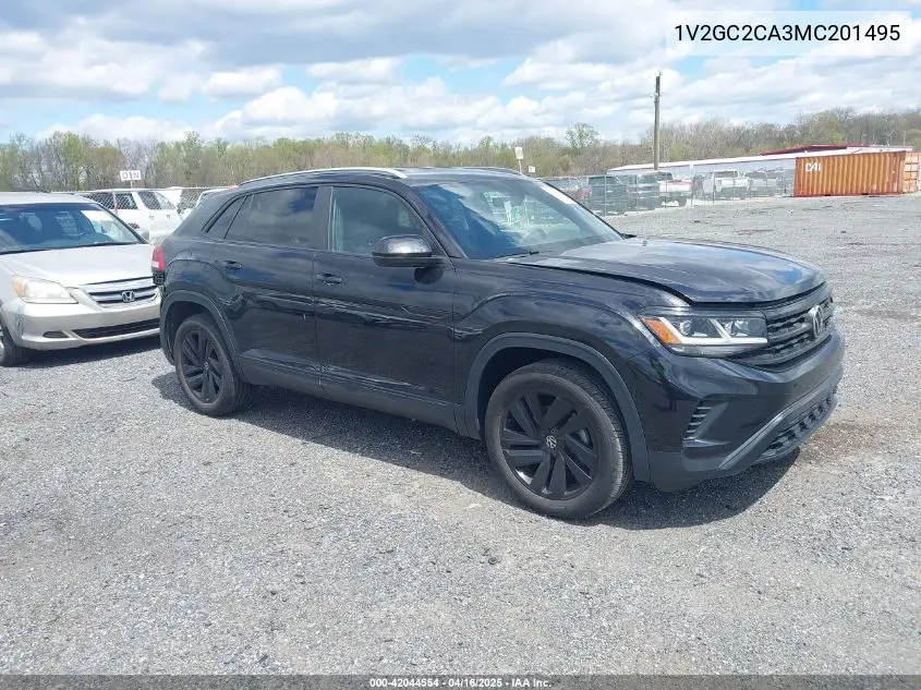 2021 Volkswagen Atlas Cross Sport 2.0T S VIN: 1V2GC2CA3MC201495 Lot: 42044554
