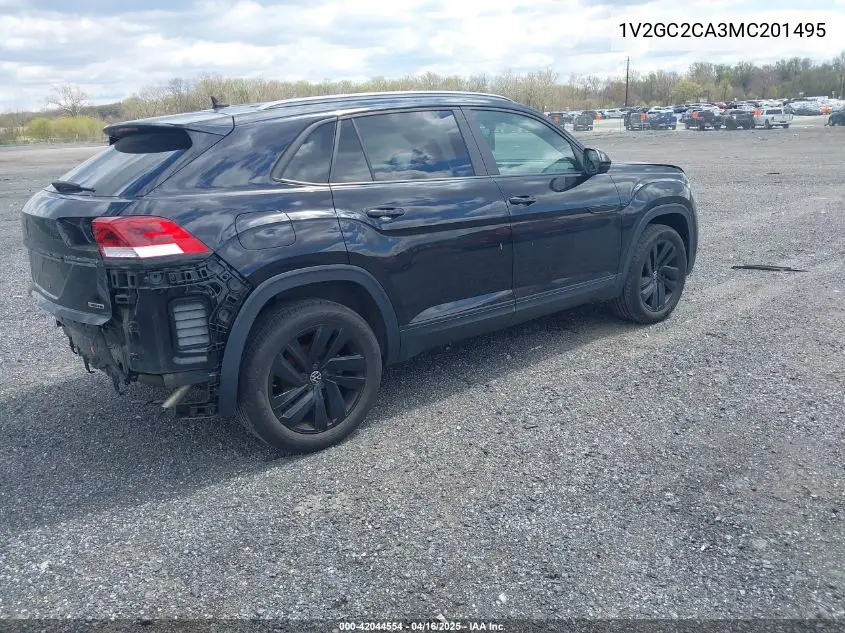 2021 Volkswagen Atlas Cross Sport 2.0T S VIN: 1V2GC2CA3MC201495 Lot: 42044554