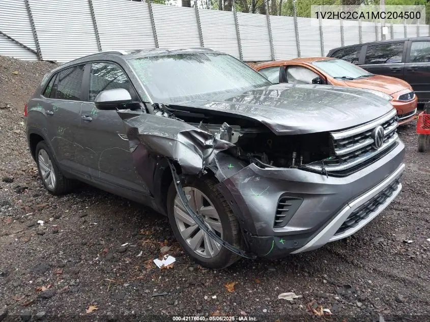 2021 Volkswagen Atlas Cross Sport 2.0T Se W/Technology VIN: 1V2HC2CA1MC204500 Lot: 42176040