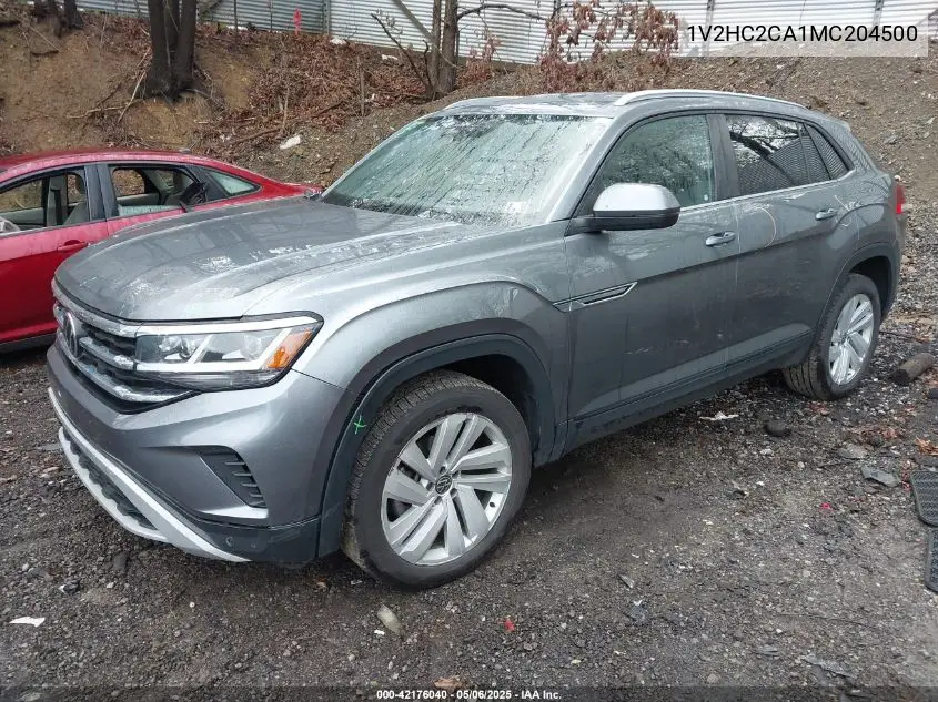 2021 Volkswagen Atlas Cross Sport 2.0T Se W/Technology VIN: 1V2HC2CA1MC204500 Lot: 42176040