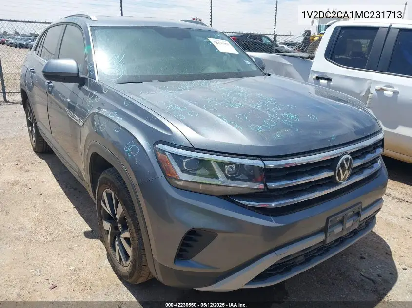 2021 Volkswagen Atlas Cross Sport 2.0T Se VIN: 1V2DC2CA1MC231713 Lot: 42230550