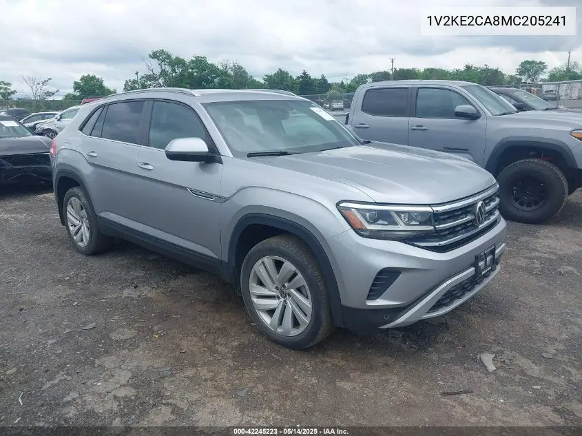 2021 Volkswagen Atlas Cross Sport 3.6L V6 Se W/Technology VIN: 1V2KE2CA8MC205241 Lot: 42245223