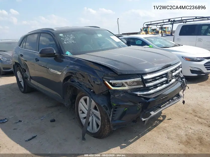 2021 Volkswagen Atlas Cross Sport 2.0T Se W/Technology VIN: 1V2WC2CA4MC236896 Lot: 42313499