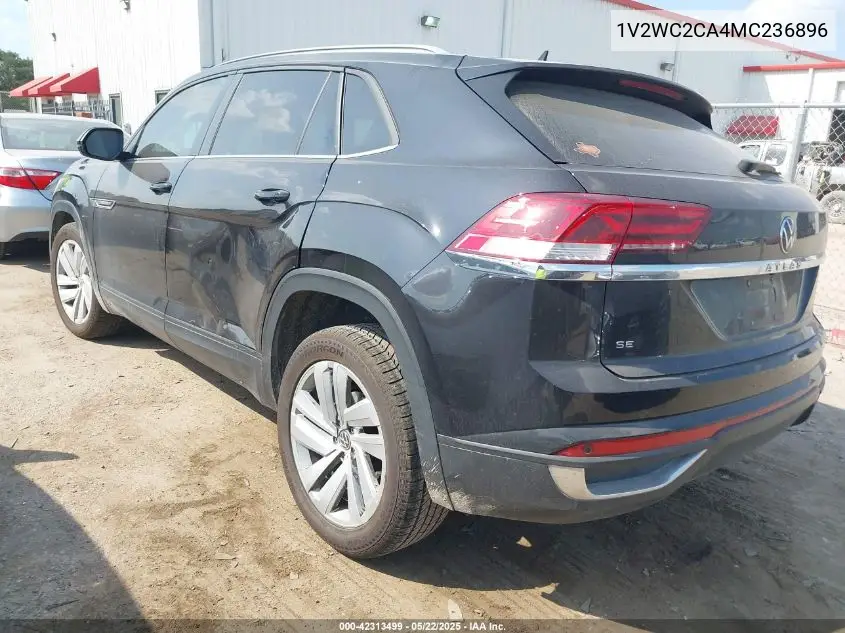 2021 Volkswagen Atlas Cross Sport 2.0T Se W/Technology VIN: 1V2WC2CA4MC236896 Lot: 42313499
