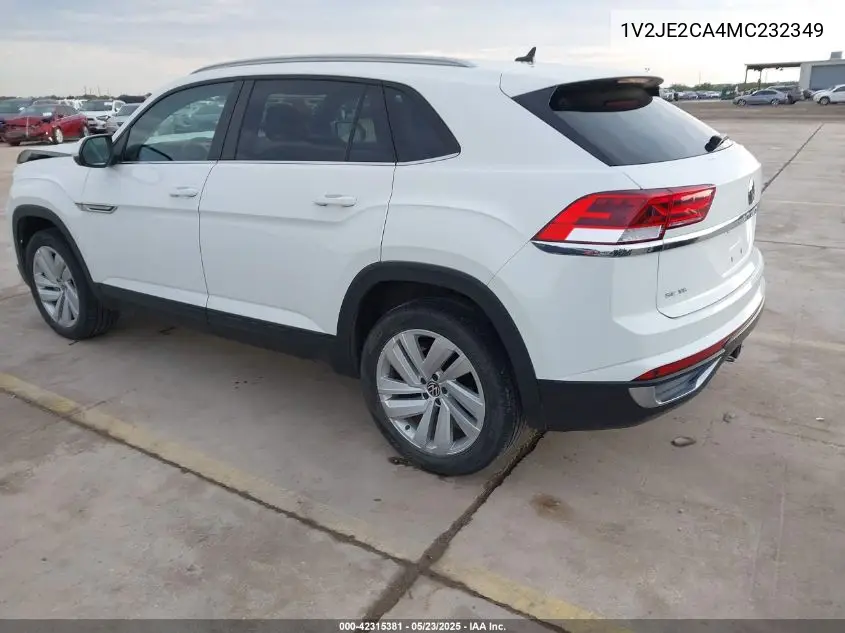 2021 Volkswagen Atlas Cross Sport 3.6L V6 Se W/Technology VIN: 1V2JE2CA4MC232349 Lot: 42315381