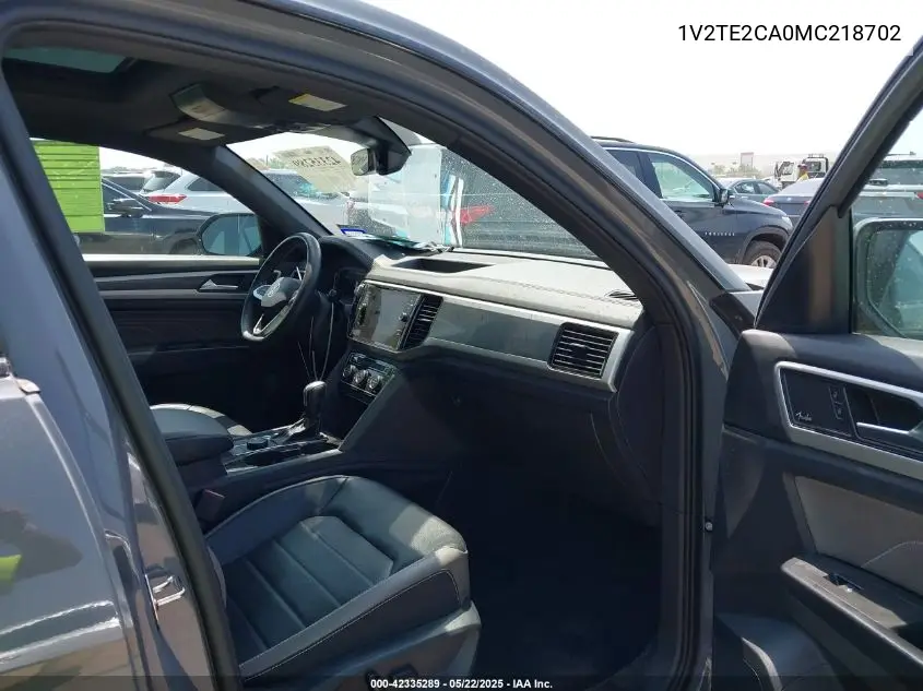2021 Volkswagen Atlas Cross Sport 3.6L V6 Sel Premium VIN: 1V2TE2CA0MC218702 Lot: 42335289