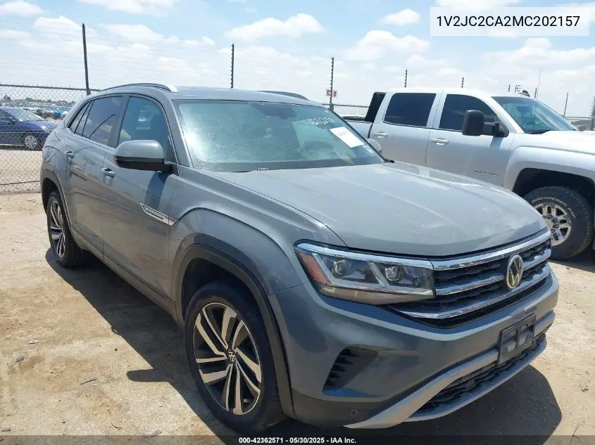 2021 Volkswagen Atlas Cross Sport 2.0T Se W/Technology VIN: 1V2JC2CA2MC202157 Lot: 42362571