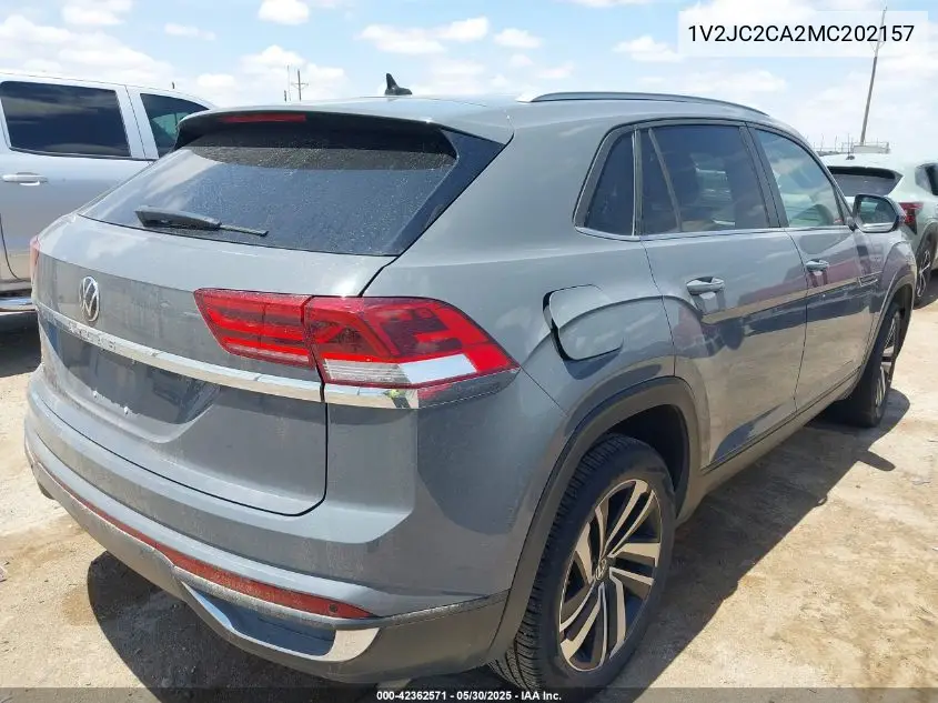2021 Volkswagen Atlas Cross Sport 2.0T Se W/Technology VIN: 1V2JC2CA2MC202157 Lot: 42362571