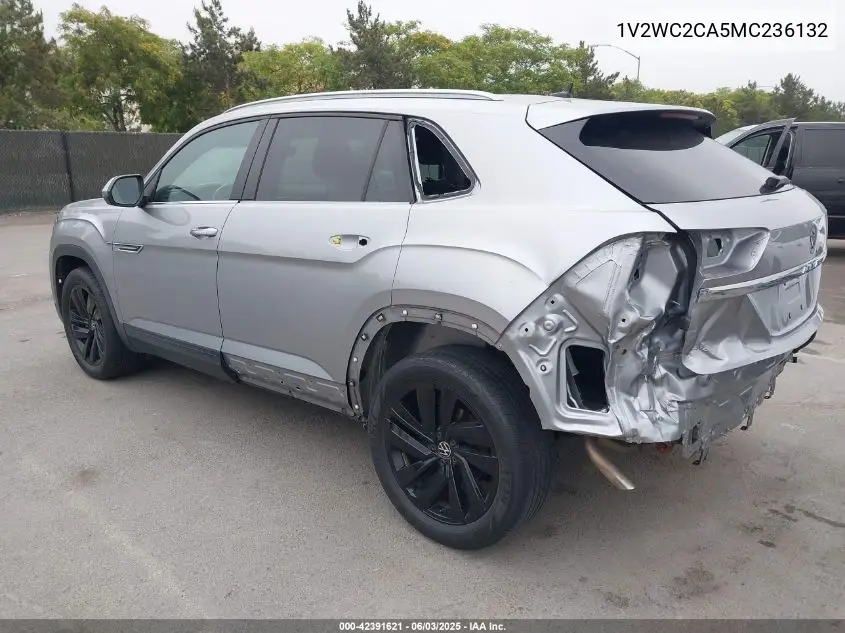 2021 Volkswagen Atlas Cross Sport 2.0T Se W/Technology VIN: 1V2WC2CA5MC236132 Lot: 42391621