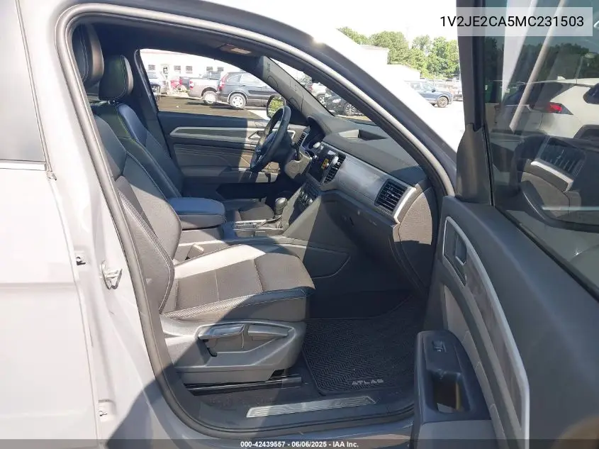 2021 Volkswagen Atlas Cross Sport 3.6L V6 Se W/Technology VIN: 1V2JE2CA5MC231503 Lot: 42439557