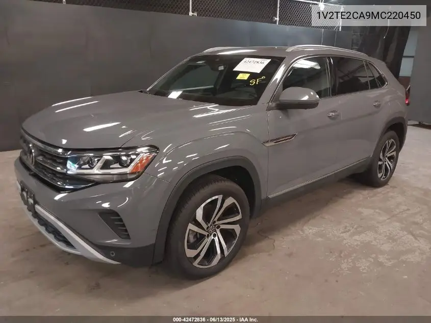 2021 Volkswagen Atlas Cross Sport 3.6L V6 Sel Premium VIN: 1V2TE2CA9MC220450 Lot: 42472836